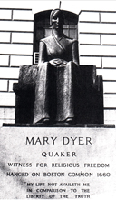 Statue of Mary Dyer